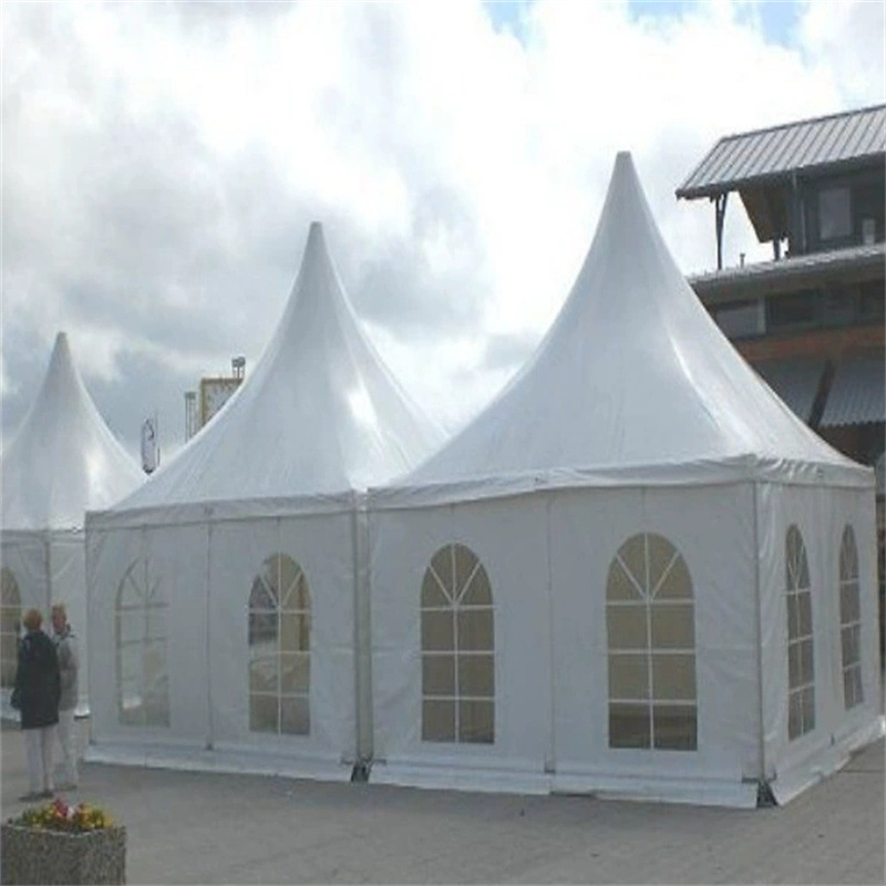 Europar estiloko Ezkontza Spire Karpa Kanpoko Aluminiozko Aleazio Auto Show Ekitaldia Sabaiko Kanopa Kanpoko Karpa